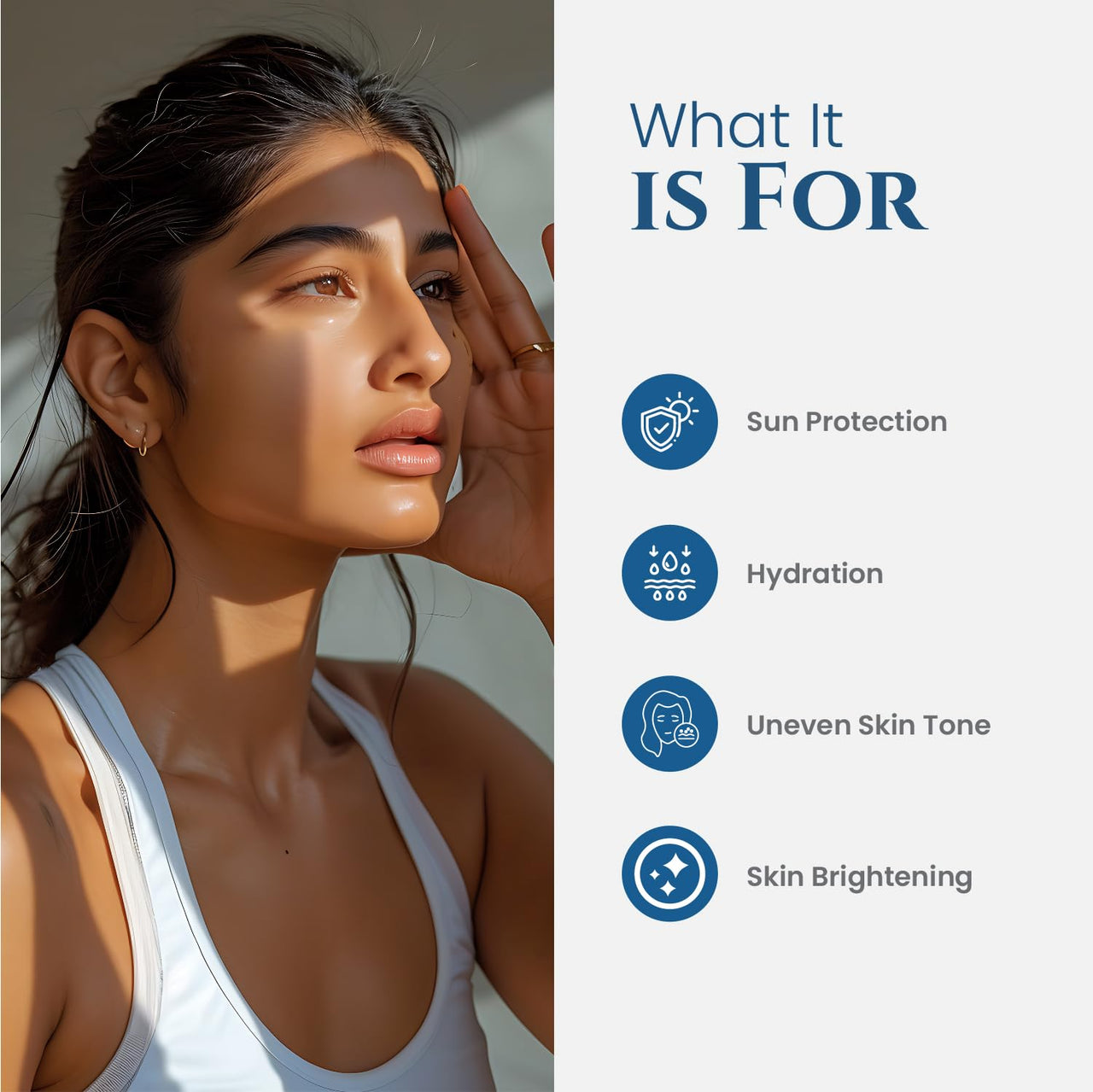 Uniqaya Hydra Sunscreen SPF 60 PA++++ | Hyaluronic Acid & Niacinamide Sunscreen For All Skin Types | Hydrating Sunscreen For Oily Skin With Bluelight Protection Lightweight (50gm)