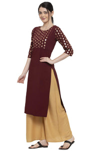 ALC Creation Women's  Crepe Skinny Kurta