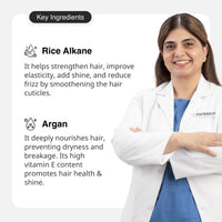 Cureskin Smooth and Shine Hair Serum for Dry Frizzy Hair Women and Men | Helps Reducing Hair Breakage, Frizz and Detangels for Strong, Protected and Shiny Hair