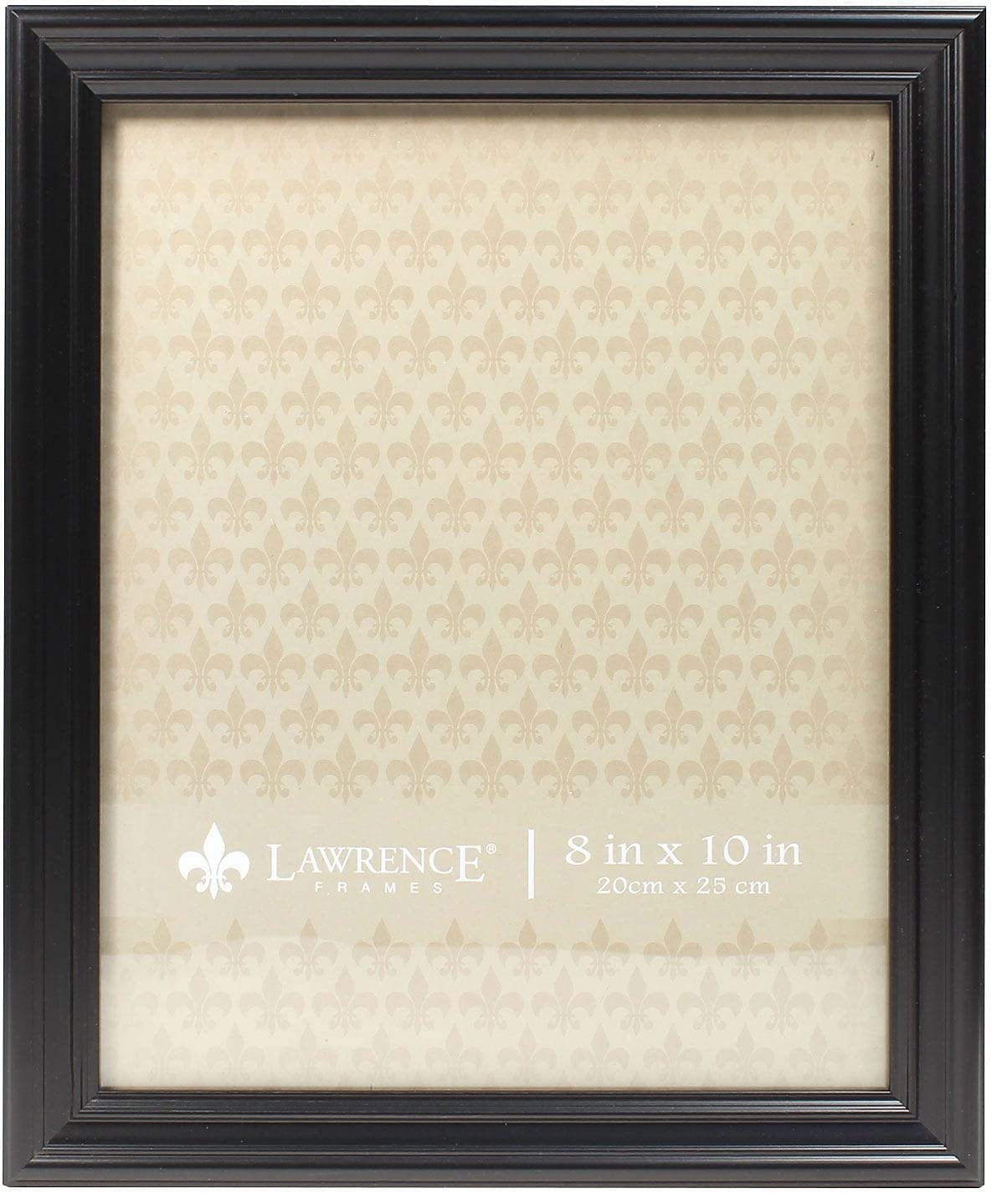 Lawrence Frames 8x10 Classic Detailed Black Picture Frame (535480)