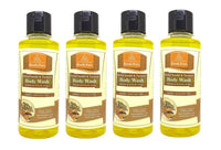 Khadi Pure Herbal Sandal & Turmeric Body Wash, 210 Ml (Pack Of 4)