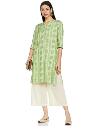 Karigari by Unlimited Women's  Rayon Classic Kurta