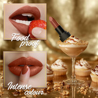 FACES CANADA Comfy Matte Velvet Touch Lipstick - Toffee Drizzle 08, 4.2g | Velvety Matte Finish | 8HR Longstay | Intense Colour | Hydrating Lips | Smooth Application