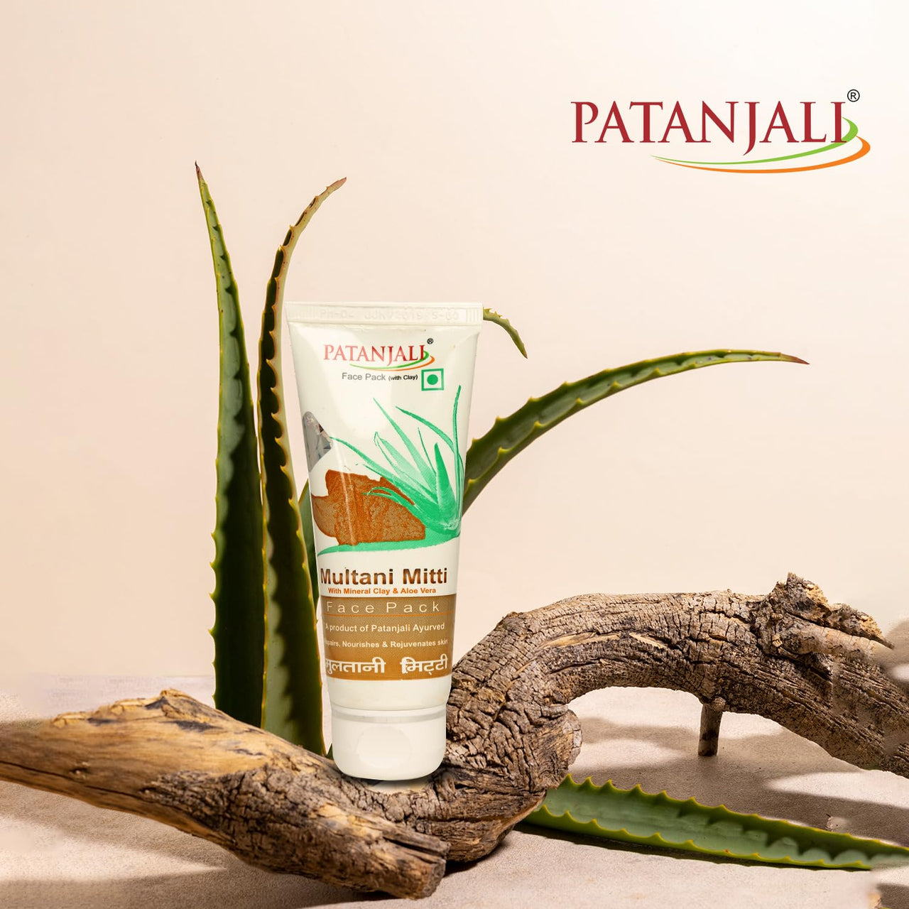 Patanjali Aloevera Multani Mitti Face Pack, 60g (Pack of 3)