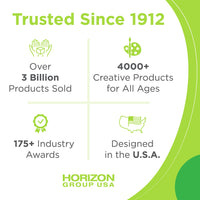 Creative Roots Mosaic Flower Garden Stepping Stone Kit, Includes 7-Inch Ceramic Stone & 6 Vibrant Paints, DIY Stepping Stone Kit for Kids Ages 6+