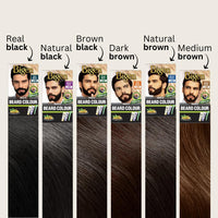 Bigen Men's  Beard Color Medium Brown 20gm+20gm -105, 102 g