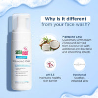 SebaMed Clear Face Cleansing Foam, 150ml & Sebamed Clear Face Foam, 50ml