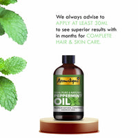 Aromatique Peppermint Essential Oil for Hair,Skin. 100% Pure and Natural Therapeutic Grade (15ml)
