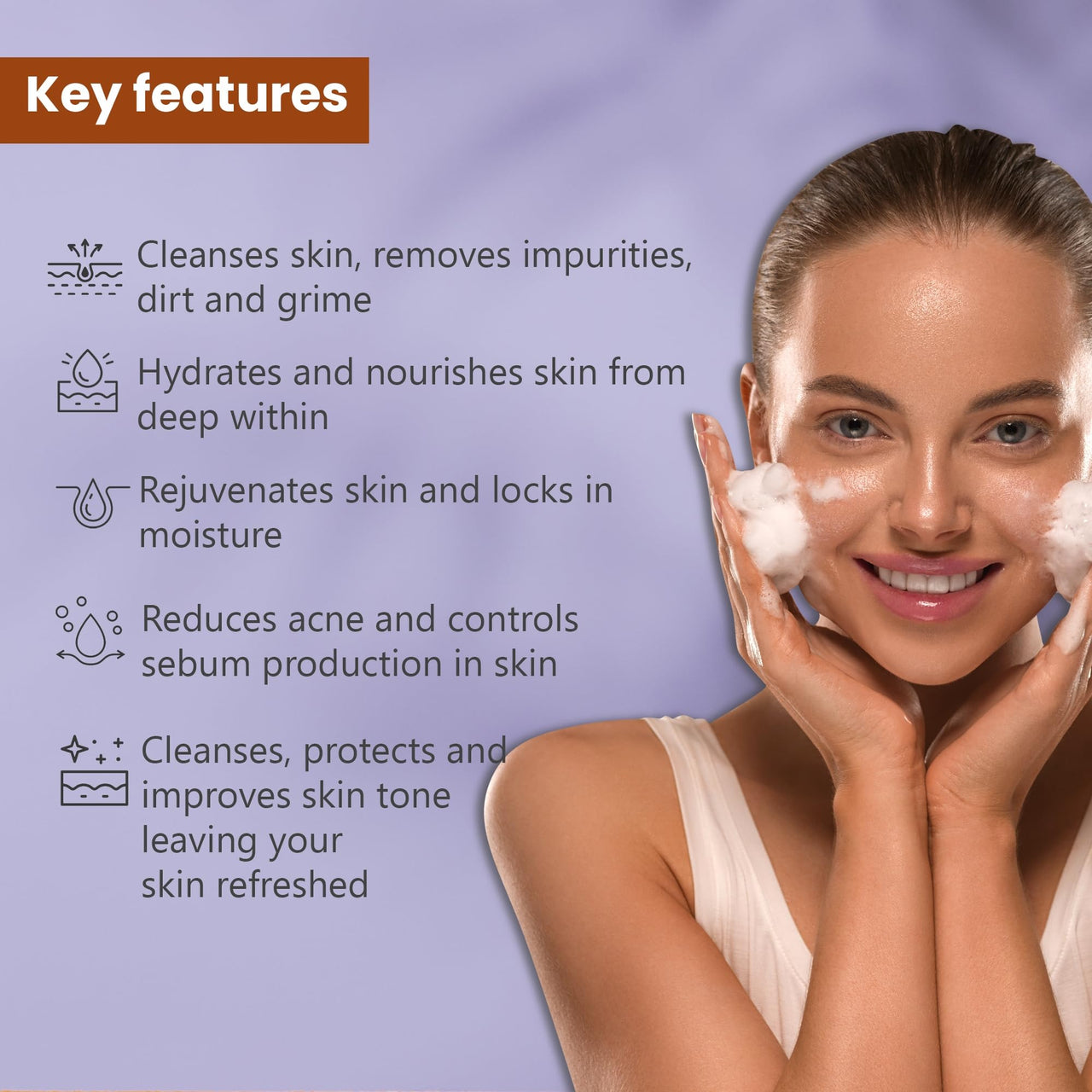 Glamveda Anti pigmentation Face wash combo | For Reduces dark spots & Blemishes | Set of 2 Items | Salicylic Acid & Potato face wash