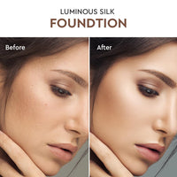 C2P Pro Luminous Silk Liquid Foundation For Women Face Makeup DARK 12, 30 ml | High Coverage For Dry Oily Combination Natural Glowing Skin | Waterproof Long Lasting | Argan Oil & Vitamin E