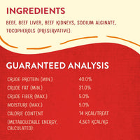 Stella & Chewy's  Freeze-Dried Raw Wild Weenies Dog Treats – All-Natural, Protein Rich, Grain Free Dog & Puppy Treat – Great for Training & Rewarding – Grass-Fed Beef Recipe – 11.5 oz Bag 11.5 Ounce (Pack of 1)