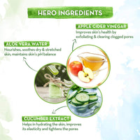 Mamaearth Apple Cider Vinegar Foaming Face Wash with Apple Cider Vinegar & Aloe Vera Water, ACV Foaming Face Wash with Brush for Deep Cleansing - 150ml