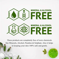 NutriGlow Aloe Vera Gel Great For Face, Hair, Acne, Sunburn, Bug Bites, Rashes, Glowing and Radiant Skin, Hydrating Gel Relieves Itchy & Irritated Skin, Non Sticky, 100gm Each, Pack of 3