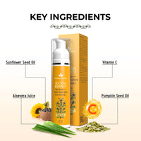AVIMEE HERBAL Soorya Kawach Spf 50 Pa ++++ Serum Sunscreen With Vitamin C For All Skins Broad Spectrum Uva, Uvb & Blue Light Protection For Radiant & Glowy Skin 50 Ml