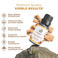 ZenAum Essences Calm Mind Ritual Duo | 100% Pure Lavender & Sandalwood Essential Oils Pack of 2 (15ml+15ml) | Stress Relief, Relaxation & Restful Sleep | FDA Approved | GMP, IFRA, ISO Certified
