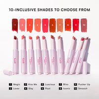 Butter Balm -Glossy Tint Balm | 3-in-1 Plumping Lip Gloss Balm For High Shine | Hydrating | Long Lasting | Glass Shine | Non Drying 1.7g (Smooch (Rosy Mauve))