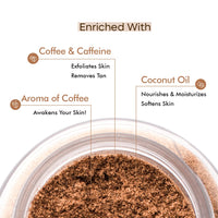 mCaffeine Coffee Face & Body Scrub Combo for Tan Removal | Exfoliating Detan Scrubs for Soft & Smooth Skin | Removes Tan, Blackheads and Dirt | For Men & Women | 175gm Value Pack