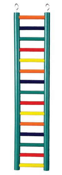Prevue Pet Products BPV01139 Carpenter Creations Hardwood Bird Ladder with 15 Rungs, 24-Inch, Colors Vary 15-Rungs