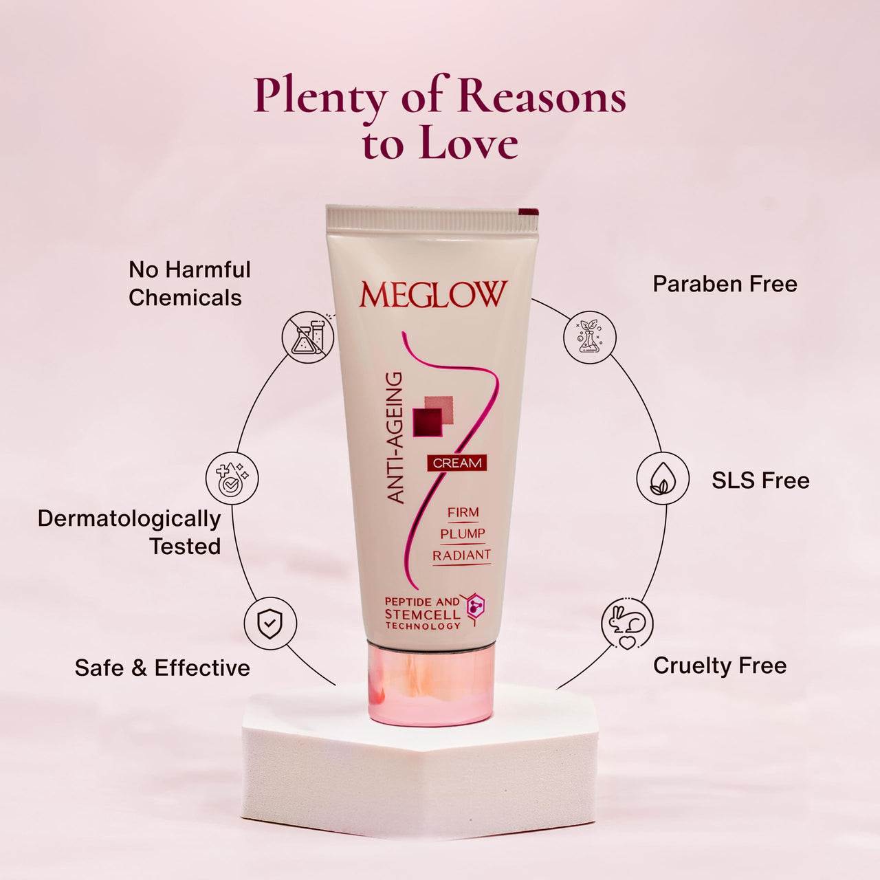 Meglow Anti-aging combo Pack of 2 - Meglow Anti-Ageing Cream (30 gm) with Skin brightening Cream for Women - SPF 15 (50 gm) For Hydrating,Toning Rejuvenating Dull Skin