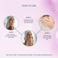 Medimix Ayurvedic Natural Glow Face Wash for youthful and glowing skin | With Sugarcane and Ginger | 100 ml (Pack of 2)