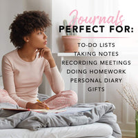 Graphique Hardbound Spiral Journal | Heart of Gold Pink Stripe Design | Premium Paper | Notebook | Diary | Lists | Record Month and Date | Great Gift | 160 Ruled Pages | 6.25” x 8.25” Pink Charm