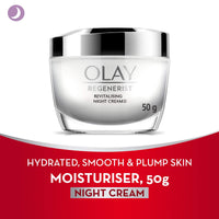 Olay Day Cream Total Effects 7 in 1, Anti-Ageing Moisturiser, 20g & Olay Night Cream Regenerist Deep Hydration Light Cream, 50g