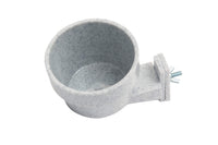 Lixit Quick Lock Removable Dog Kennel Bowls for Wire and Soft Sided Crates (10oz Wire Crate, Granite) 10oz Wire Crate