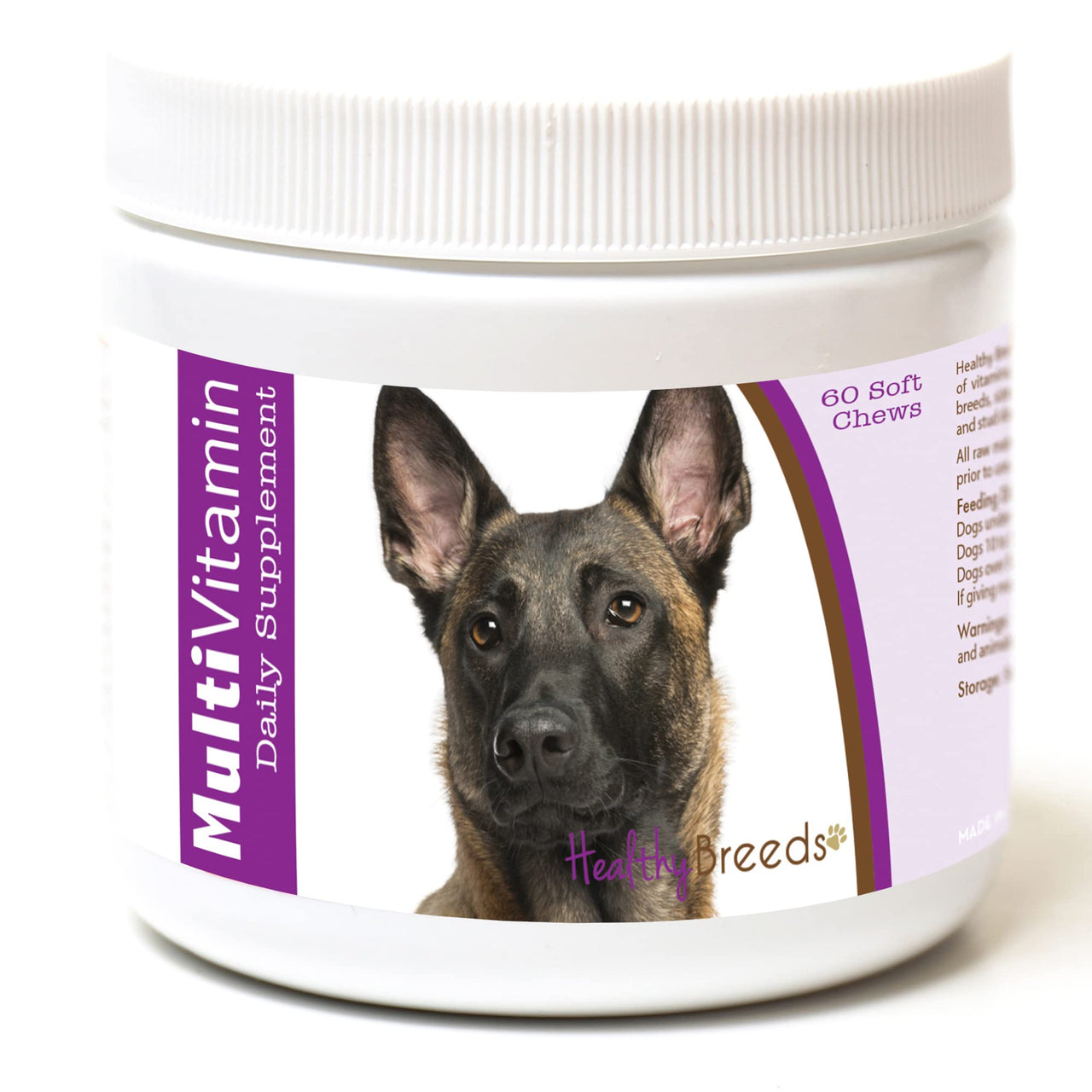 Healthy Breeds Belgian Malinois Multi-Vitamin Soft Chews 60 Count 60 Ct