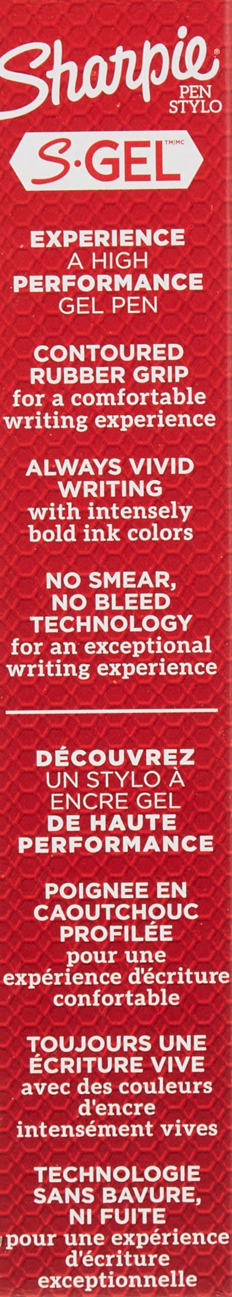 SHARPIE S-Gel, Gel Pens, Fine Point (0.5mm), Black Ink Gel Pen, 12 Count