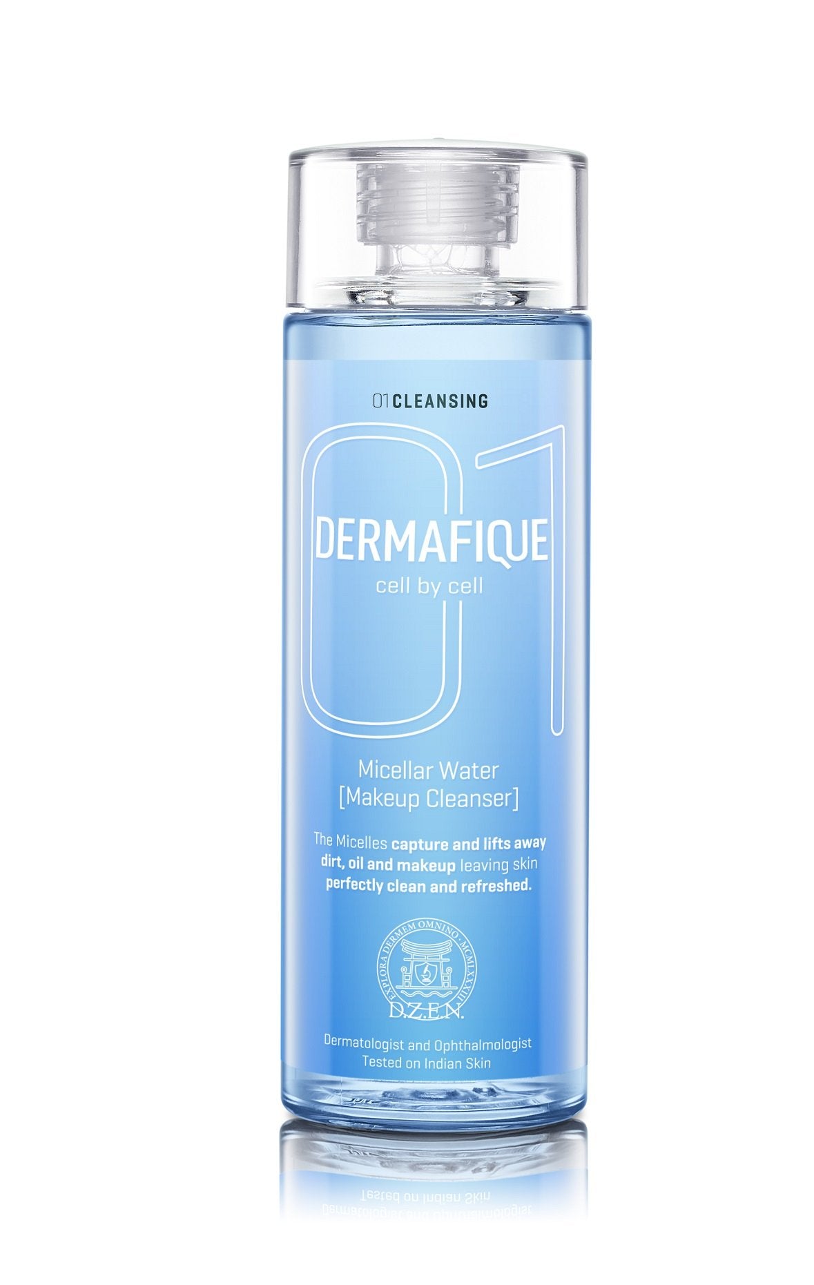 Dermafique Vitality Flash Facial Cleanser, 100ml And Dermafique Micellar Water Makeup Cleanser, Blue, 150ml