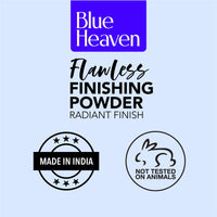 Blue Heaven Flawless Matte Finishing Powder For Normal Skin, Blush, 20Gm, Cream (Pack of 2)
