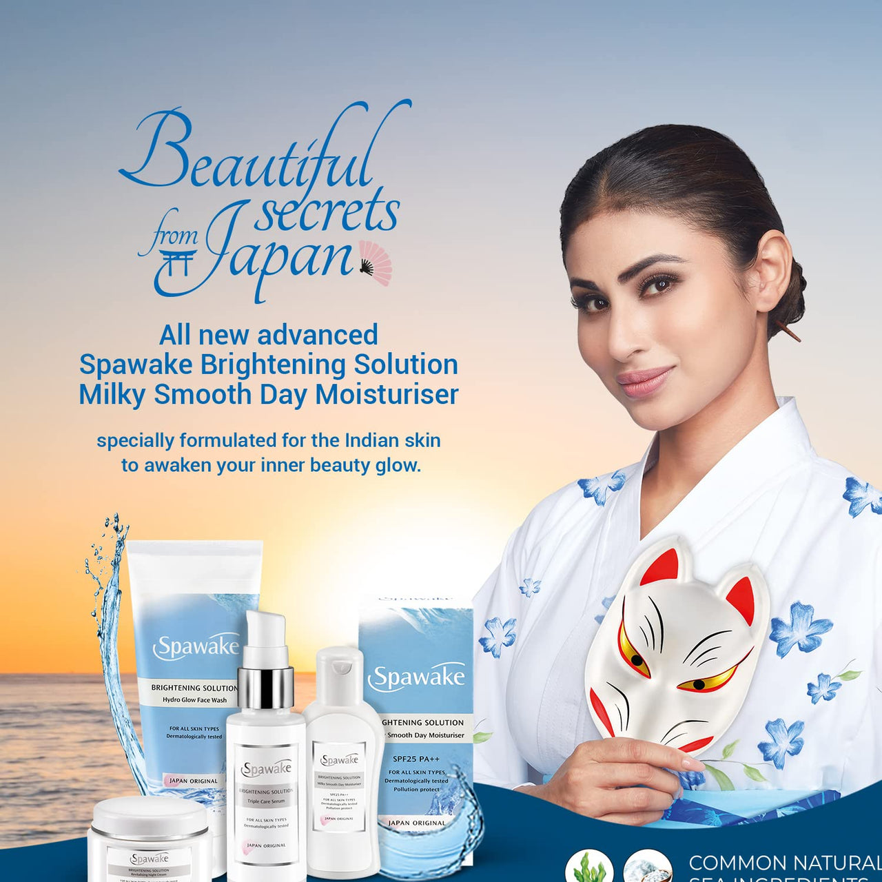 Spawake Face Serum Brightening, 50ml + Moisture Fresh BB cream #02, 15g