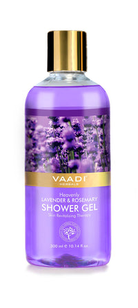 Vaadi Herbals Shower Gel, Heavenly Lavender and Rosemary, 300ml