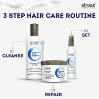 Streax Professional Vitariche Care Smooth And Shine Masque, Fresh Fragrance For Dry Hair Type, 200G,1 Count