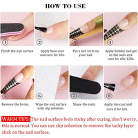 Bolt Bee Professional Builder Gel for Nails - 15ml Nail Extension Gel, Strong UV/LED Soak Off for Nail Sculpting, Durable Nail Enhancement for Salon & Home Use (Clear)