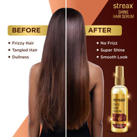 Streax Hair Serum 125ml, Vitalized with Walnut Oil, For Hair Smoothening & Shine, For Dry & Frizzy Hair