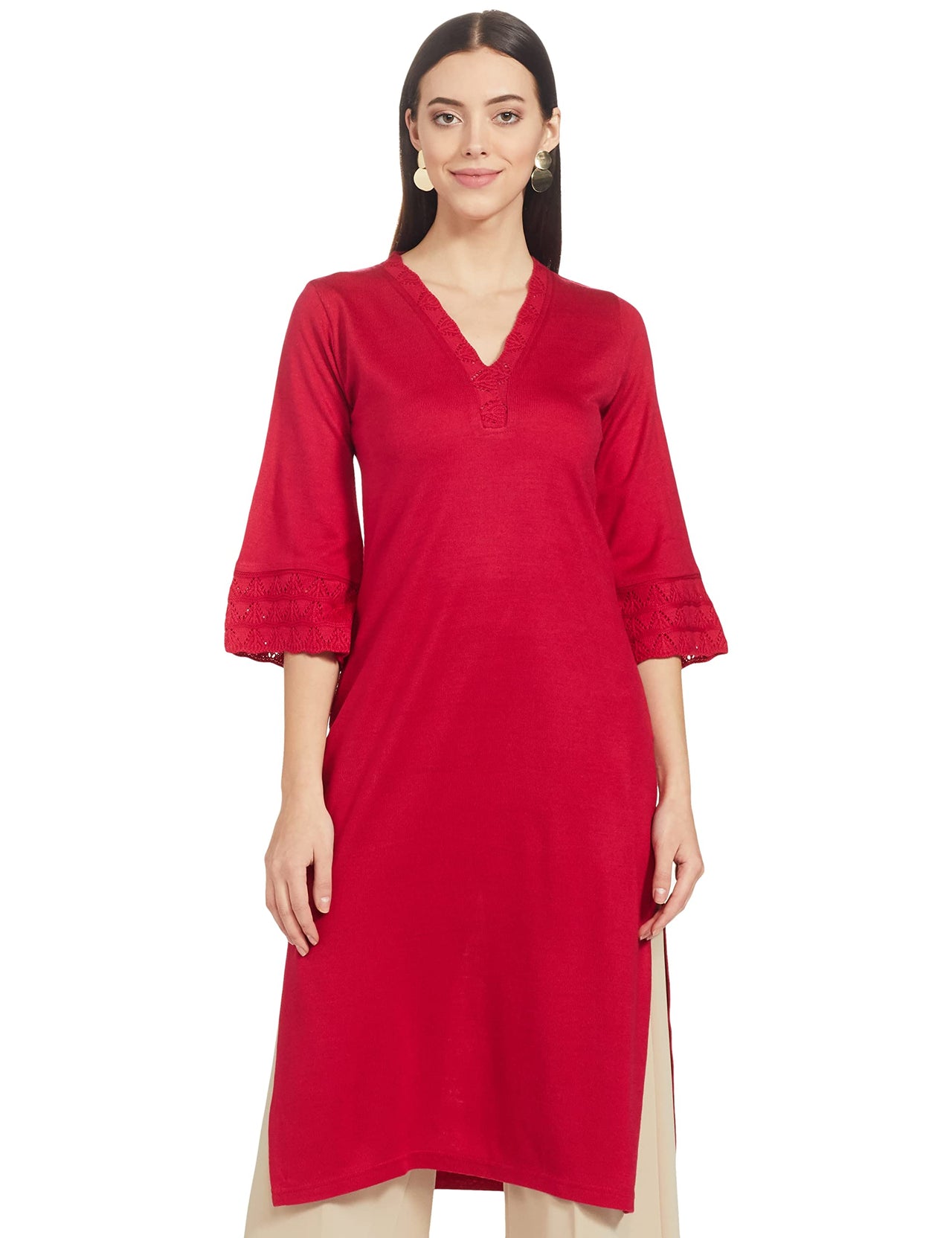 Amazon Brand - Myx Women's  Acrylic Regular Kurta