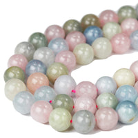 Stone Beads for Jewelry Making Energy Healing Crystals Jewelry Chakra Crystal Jewerly Beading Supplies Beryl Mix,Aquamarine/Heliodor/Morganitel 15.5inch About 58-60 Beads Beryl Mix,Aquamarine/Heliodor/Morganite 6MM