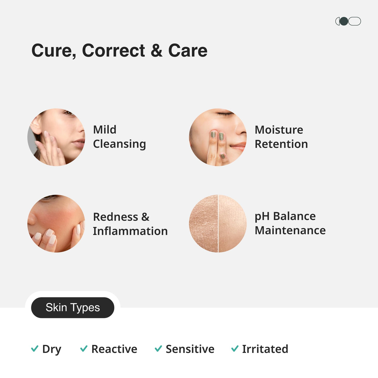 Cureskin Sensitive Pro Cleanser with Tucuma Butter & Apple Extracts for Sensitive Skin Face Wash (100 ml (Pack of 1))