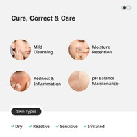 Cureskin Sensitive Pro Cleanser with Tucuma Butter & Apple Extracts for Sensitive Skin Face Wash (100 ml (Pack of 1))