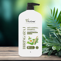 TryOnes Bhringraj Hair Fall Control Shampoo - Less breakage, Anti-Hairfall, Promotes Hair Growth|For Men & Women - 1000ml