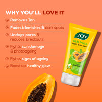 JOY Face Wash Combo Pack|Skin Fruits Brightening, Ubtan Tan Removal & Blemish Minimizing, And Spots & Tan Clear |For Radiant, Clear, And Healthy Skin (3 X 150Ml)