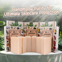Naturalis Cedar Soap – Organic Handmade Cold-Pressed Soap Infused with Cedarwood Essential Oils – Natural, Luxury Soap for Deep Skin Nourishment, Moisturizing and Refreshing -100g pack of 2.