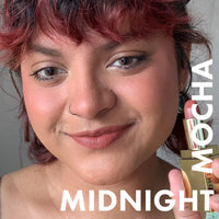 DAUGHTER EARTH Midnight Mocha Natural Lipstick | Vegan Plant Based Highly Pigmented Lip Color | Creamy Velvet Phytonutrient Lip Stick With Vitamin E & Bakuchiol | Natural With UV Protection | 4g