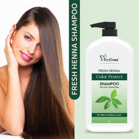 Henna Shampoo For Smooth, Shiny & Nourished Hair | Repairs Hair damage, Controls Frizz | For All Hair Types 1000 ml