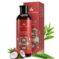 Avimee Herbal Ambika Hair Cleanser | Fights Dandruff & Moisturises Scalp Naturally | With Aloe Vera, Apple Cider Vinegar, Tea Tree Oil & Neem Oil | 200 ml