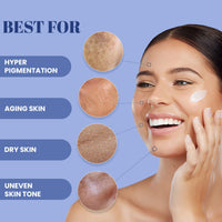 WildOak Night Cream With Vitamin A for Anti-Aging, Fine Lines & Wrinkles | Dark Spots, & Blemishes | Glowing Skin | 6x Power of Saffron, Sandalwood, Licorice, Tamarind Seed, Calendula & Jojoba | 50gm