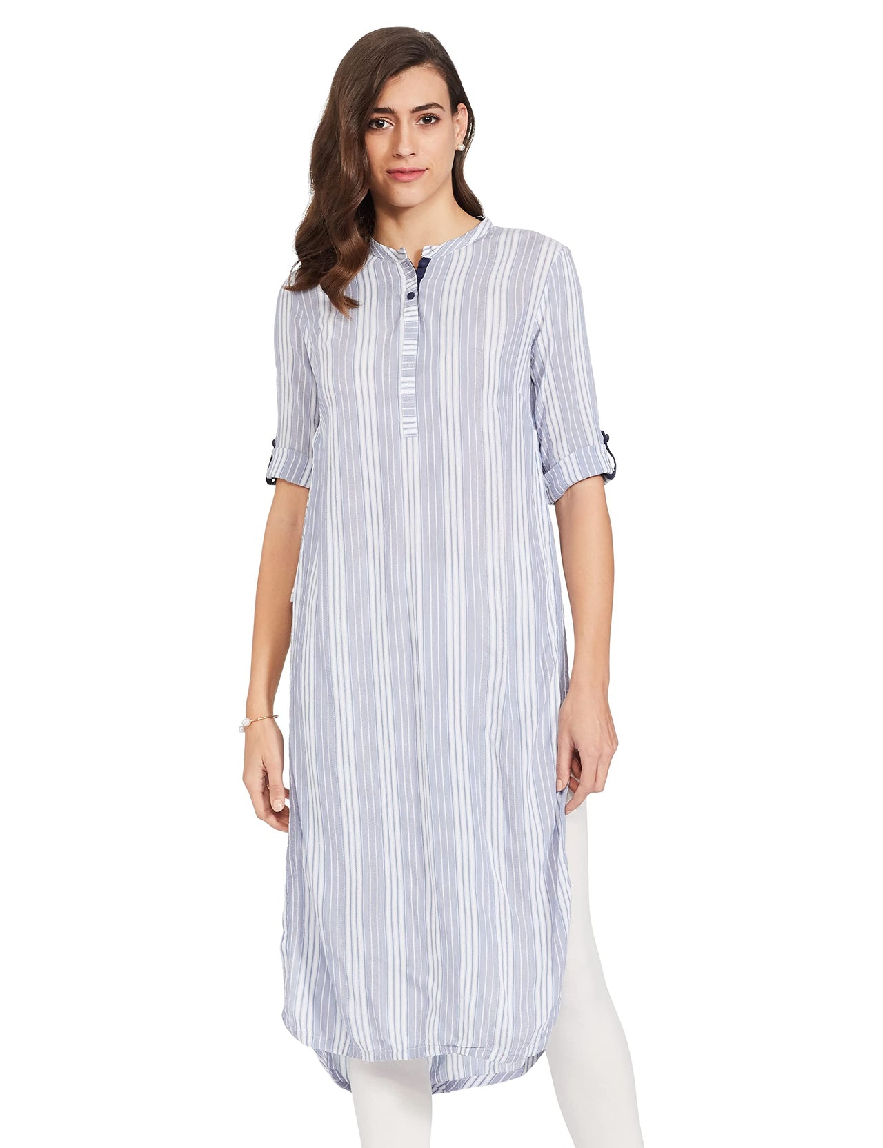 Aurelia Women's  Rayon Regular Kurta
