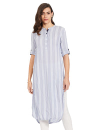 Aurelia Women's  Rayon Regular Kurta