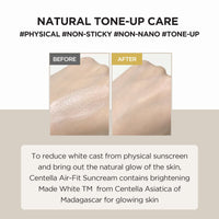 SKIN1004 Madagascar Centella Air-Fit All Skin Type Suncream Plus, Spf50+ Pa++++, 50Ml